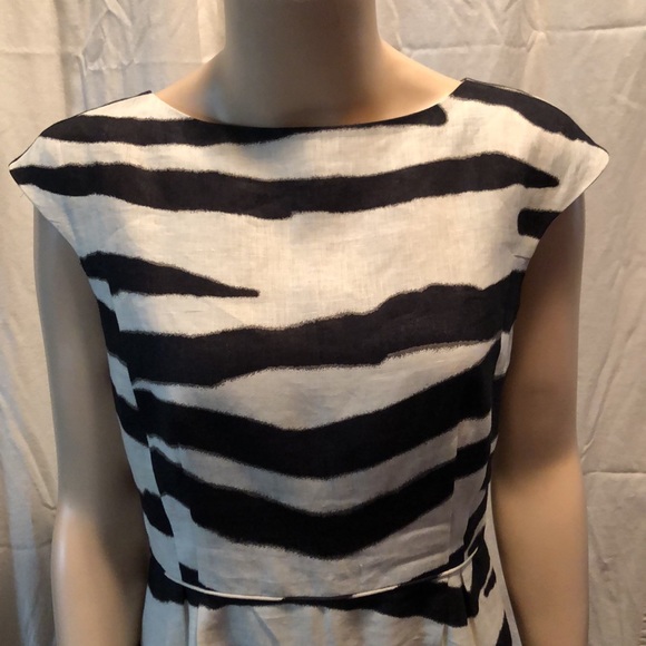 Banana Republic Linen Animal Print Dress - Picture 2 of 14